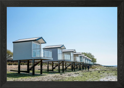 Beach huts stilts framed - stilts,