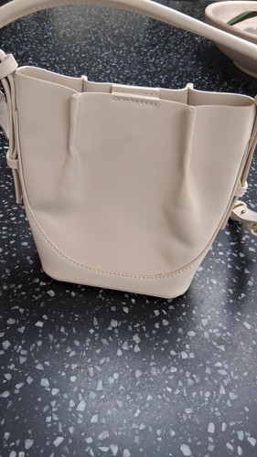 Small ivory leather zara - ivory,