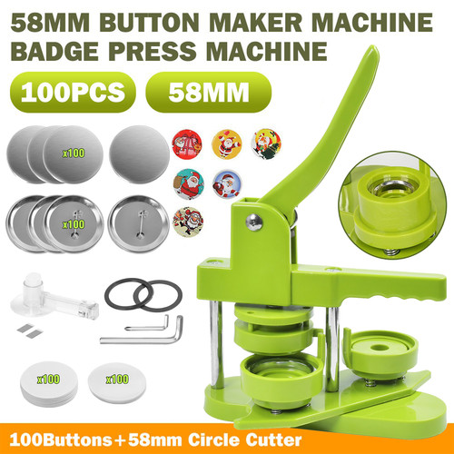 58mm button press machine kit - machine,