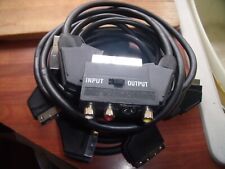 Cables Bundle! 5 x Scart Cables + S-Video to VGA Adaptor In/Output, all VGC!!i