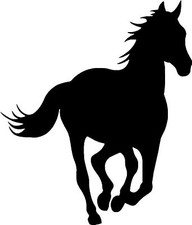 Horse Silhouette Car,Van
