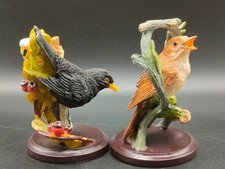 Eaglemoss Country Bird Figurines – Blackbird & Nightingale by Andy Pearce