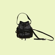 Jack wills black - faux, leather