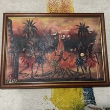 Oil Painting Original African