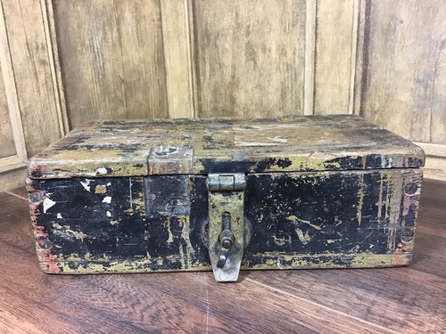 Ww2 small wooden ammo box - small,