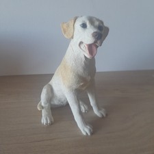Yellow Cream Labrador Figurine