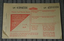Motor Fuel Ration Book –