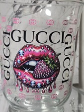 Gucci strawb lips vase - strawb, candle