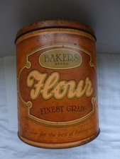 Vintage Bakers Brand Flour Tin