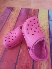 Girl's Fleece Lined Croc Style