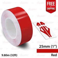25mm 1" Roll PIN STRIPE Car Striping Trim Body Line TAPE Decal Vinyl Stickers