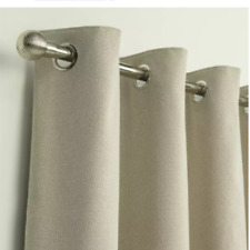 Save 50% -Habitat Textured Plain Blackout Eyelet Curtains -Neutral 117cm x 137cm