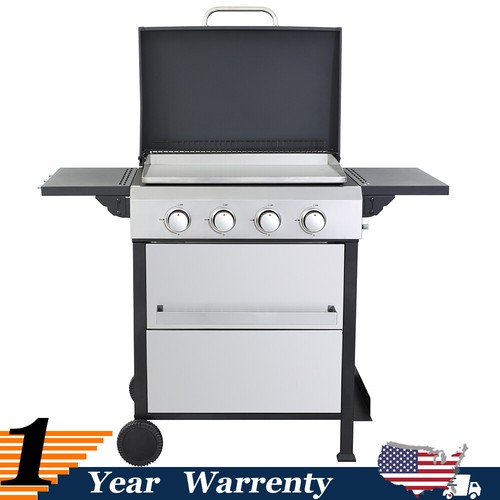 Burner propane gas bbq grill - 4-burner,