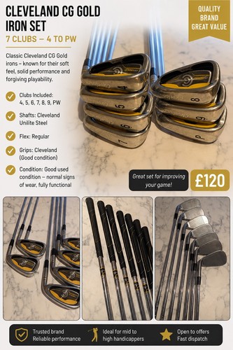 Cleveland gold irons4 7 - cg,