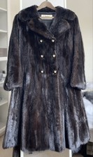 Vintage Black Brown Mink