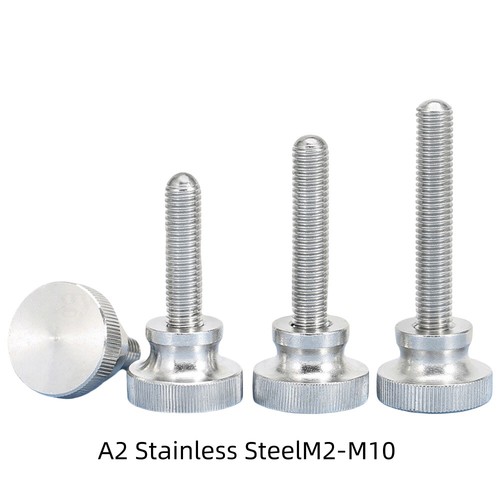 Knurled thumb screw - screw, a2