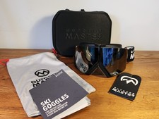 Outdoor MASTER Ski - Snow Goggles with hard case, care instructions & carry bag