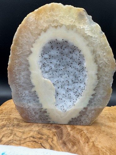 Crystal geode agate blue - geode,