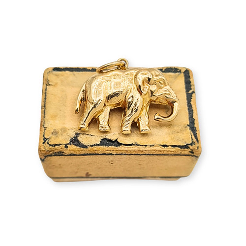 Vintage 9ct gold - vintage, puffy