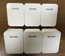 6 x Tenda PH3 Gigabit Powerline Adapters 1000AV 4K HD, HomePlug, Gaming, CCTV