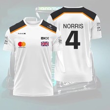 Brand New McLaren F1 Team Driver Lando Norris #4 Inspired Lightweight T Shirt