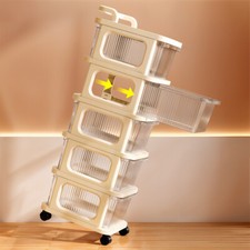 3/4/5 Tier Plastic Storage
