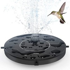 Solar Fountain Floating Pump Water Feature Garden Pool Bird Bath Pond Outdoor