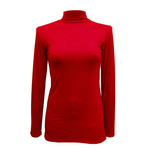 Polo neck top ladies roll - polo,