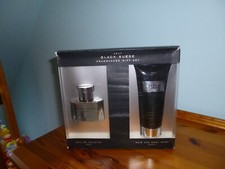 Mens Next Black Suede 2 Piece Gift Set EDT 50ml Plus Hair & Body Wash 200ml BNIB
