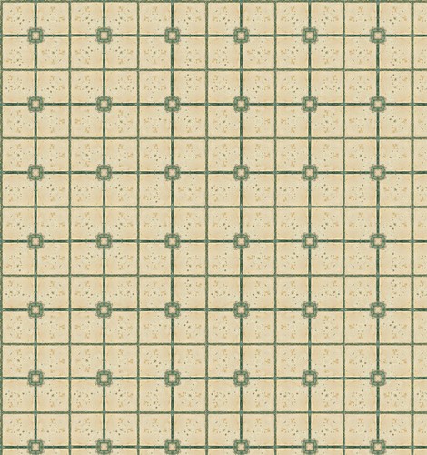 Dolls house paper green - paper, and