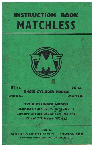 Matchless 350cc 500cc - matchless,