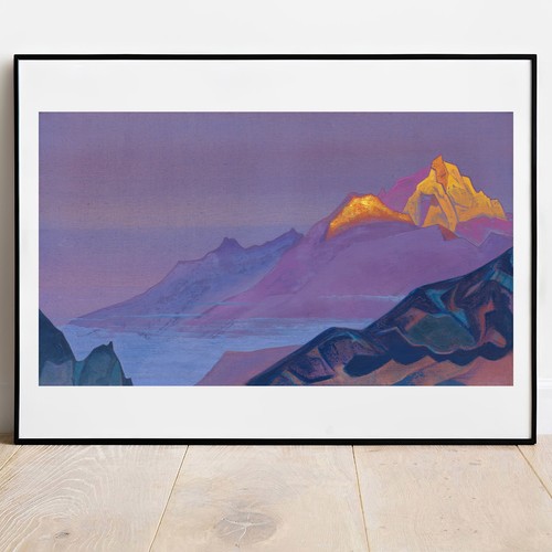 Nicolas roerich print path - print,