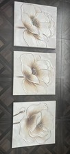 Wall Art plaster Canvas Flower