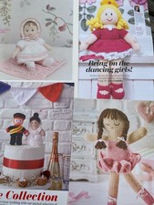 4 Doll Toy Knitting Patterns