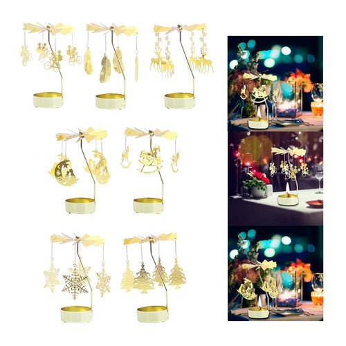 Rotating candle holder - rotating,