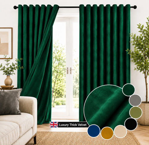 Blackout thick velvet - thick, curtains