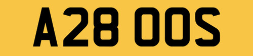 Boo old private car reg - old,