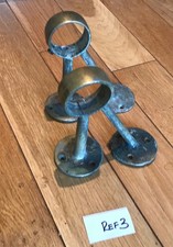 Vintage pair solid brass - pair,