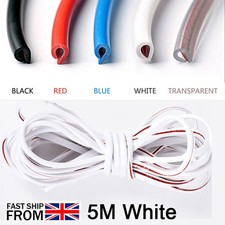5m Car Door Edge Guard Protector Moulding Trim Edge Strip Chip Rubber Protect