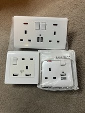 13 Amp Sockets Each With  2 USB Sockets
