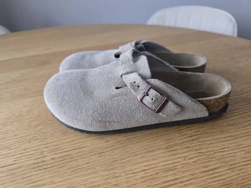 Birkenstock boston suede clogs - boston,