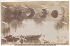 2376 Real Photo Postcard The Boating Station Staverton Devon