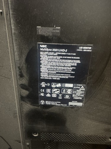 Nec multisync x981uhd - multisync, 98"