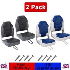 1 Pair High Back Folding Boat