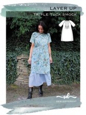 Sew Different Sewing Pattern Triple Tuck Smock Women UK Sizes: 8 - 26