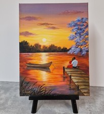 Romantic Sunset Landscape