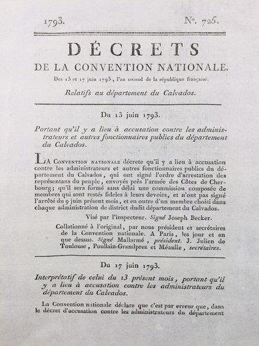 Calvados 1793 caen - in,