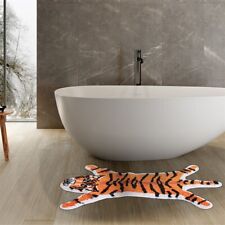 Cute Tiger Print Area Rug Hide