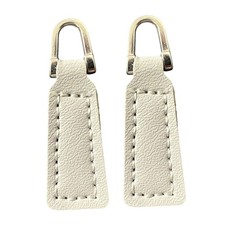 2Pcs Zipper Pulls PU Leather