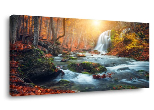 Piy painting autumn waterfall - piy,